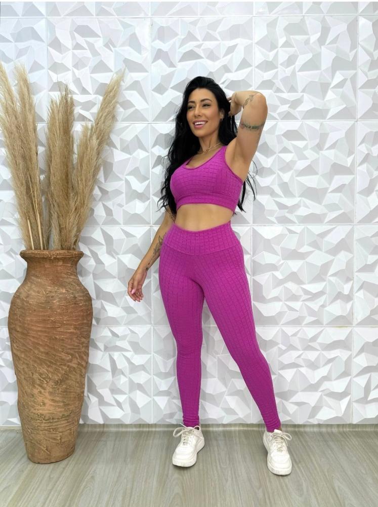 Conjunto Fitness Jaccard Pink 