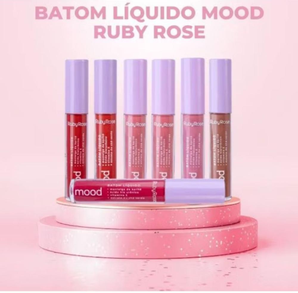 Batom Liquído Ruby Rose Mood