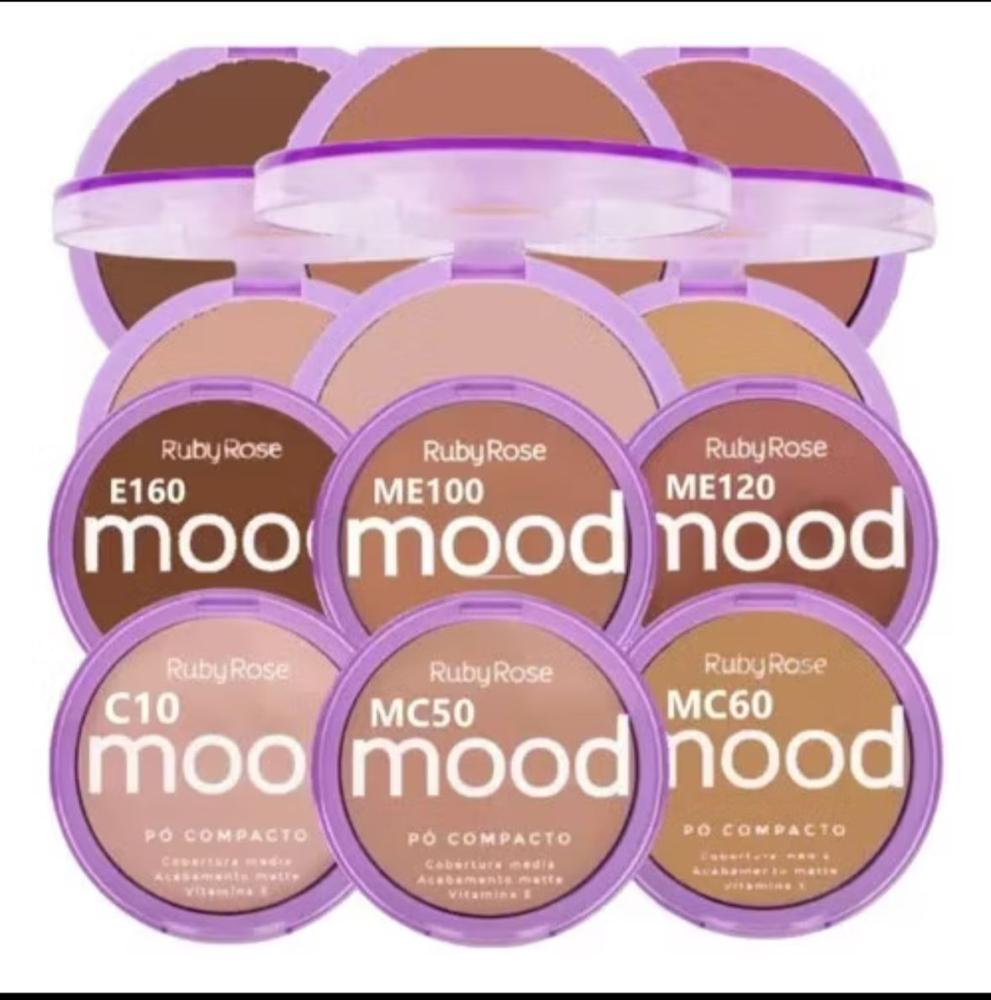 Pó Compacto Ruby Rose Mood